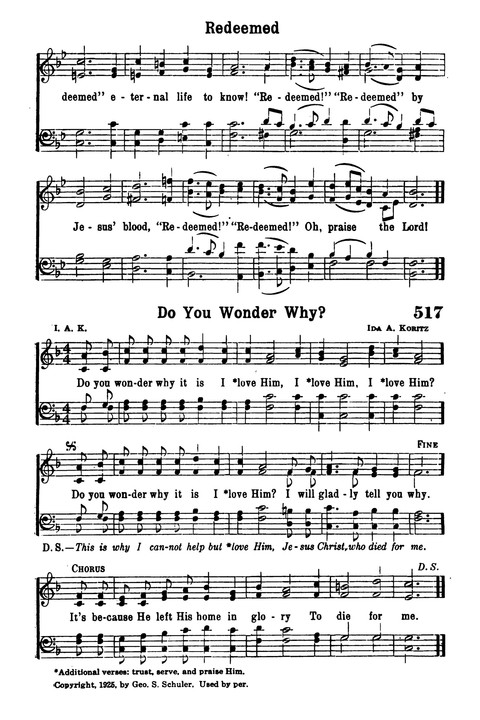 Choice Hymns of the Faith page 443