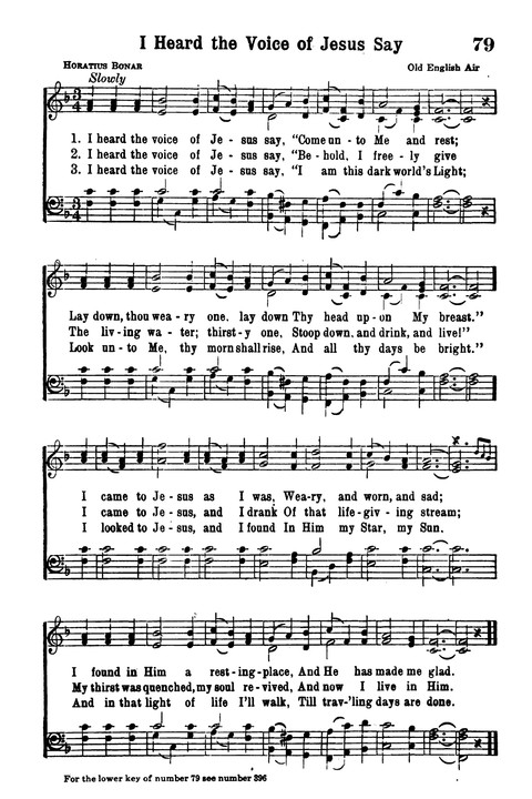 Choice Hymns of the Faith page 69