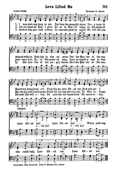 Choice Hymns of the Faith page 85