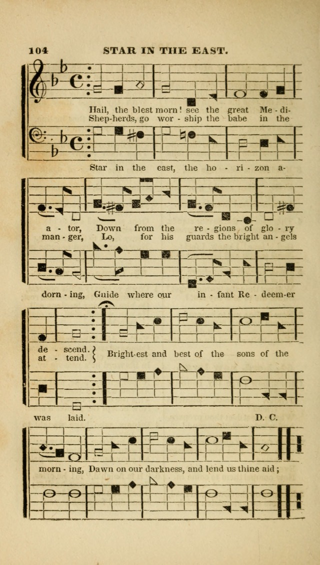 The Christian Lyre: adapted for use in families, prayer meetings, and revivals of religion page 104