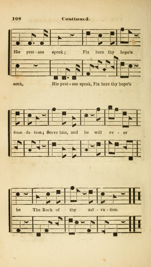 The Christian Lyre: adapted for use in families, prayer meetings, and revivals of religion page 108