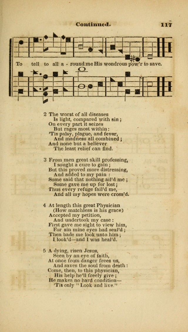 The Christian Lyre: adapted for use in families, prayer meetings, and revivals of religion page 117