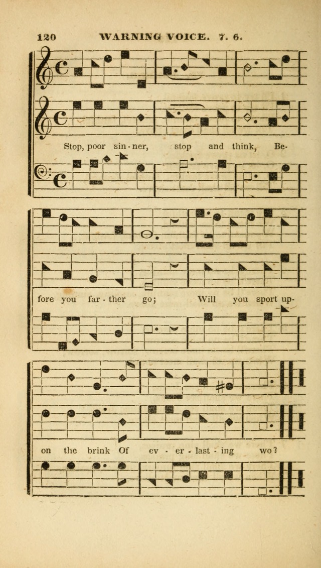 The Christian Lyre: adapted for use in families, prayer meetings, and revivals of religion page 120