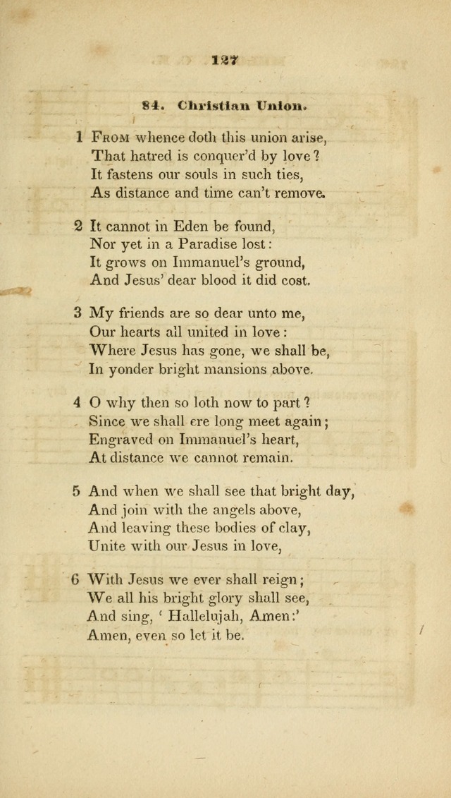 The Christian Lyre: adapted for use in families, prayer meetings, and revivals of religion page 127