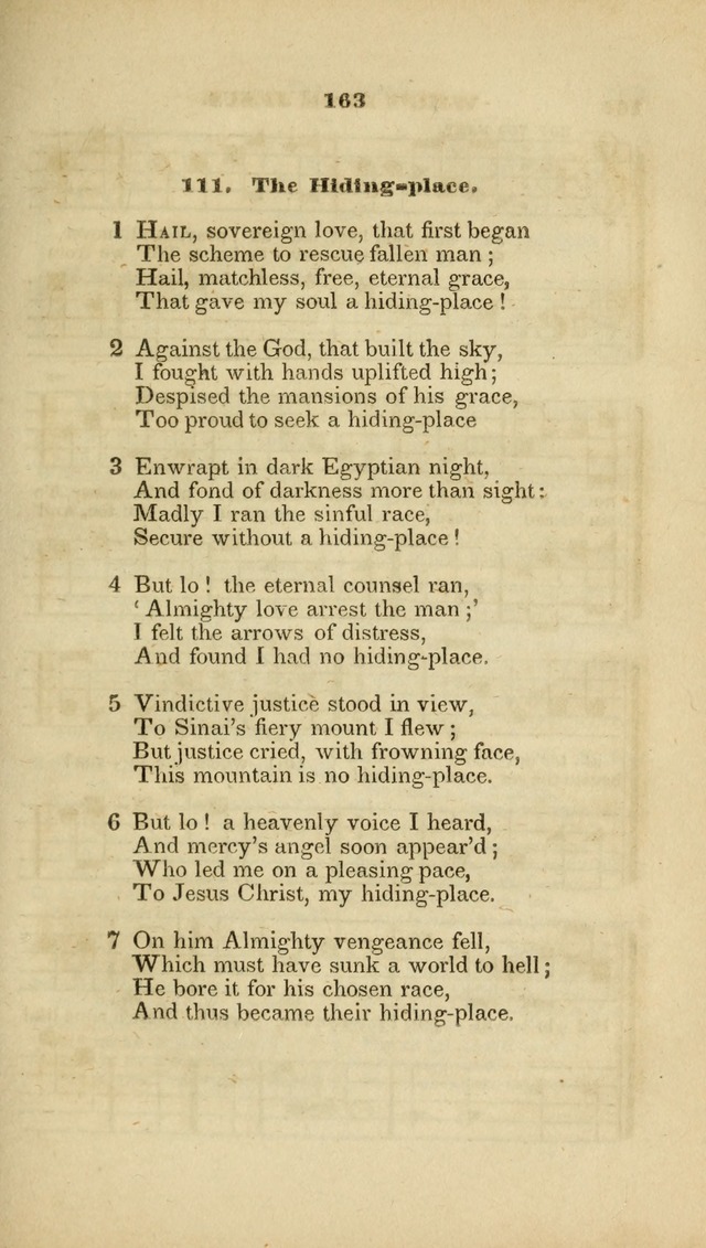 The Christian Lyre: adapted for use in families, prayer meetings, and revivals of religion page 163