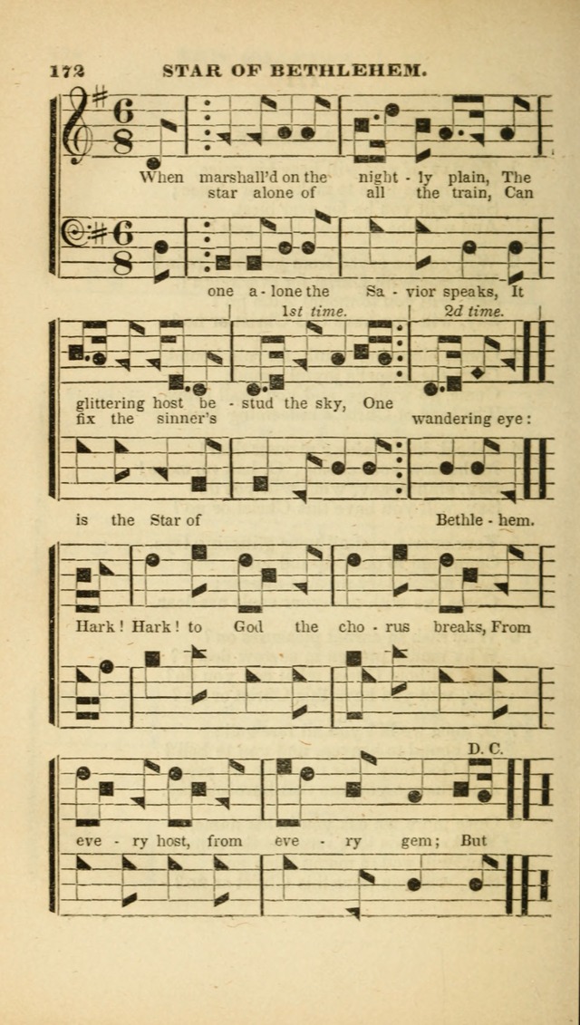 The Christian Lyre: adapted for use in families, prayer meetings, and revivals of religion page 172