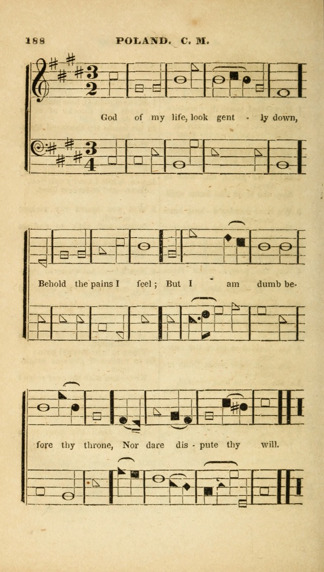 The Christian Lyre: adapted for use in families, prayer meetings, and revivals of religion page 188