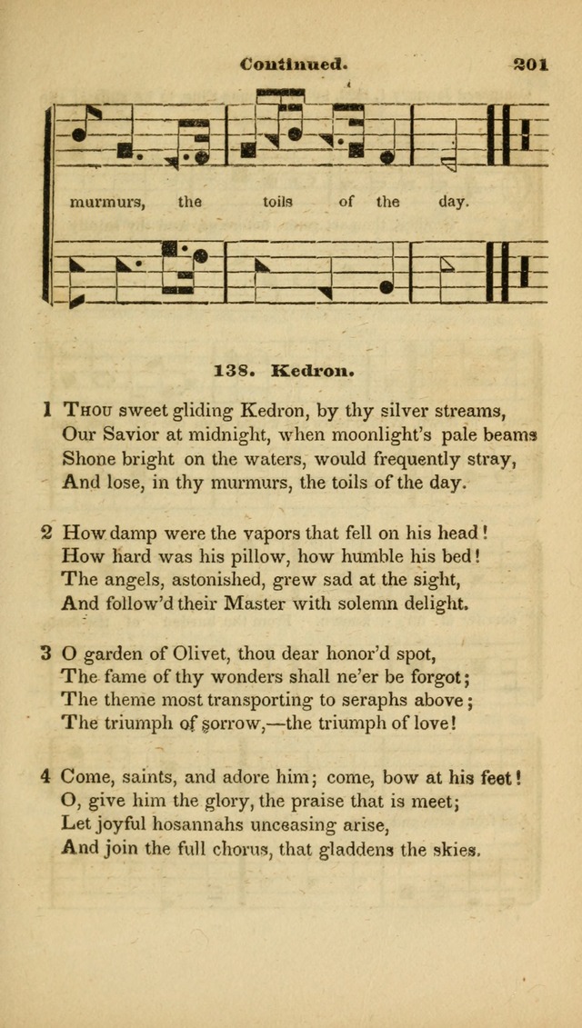 The Christian Lyre: adapted for use in families, prayer meetings, and revivals of religion page 201