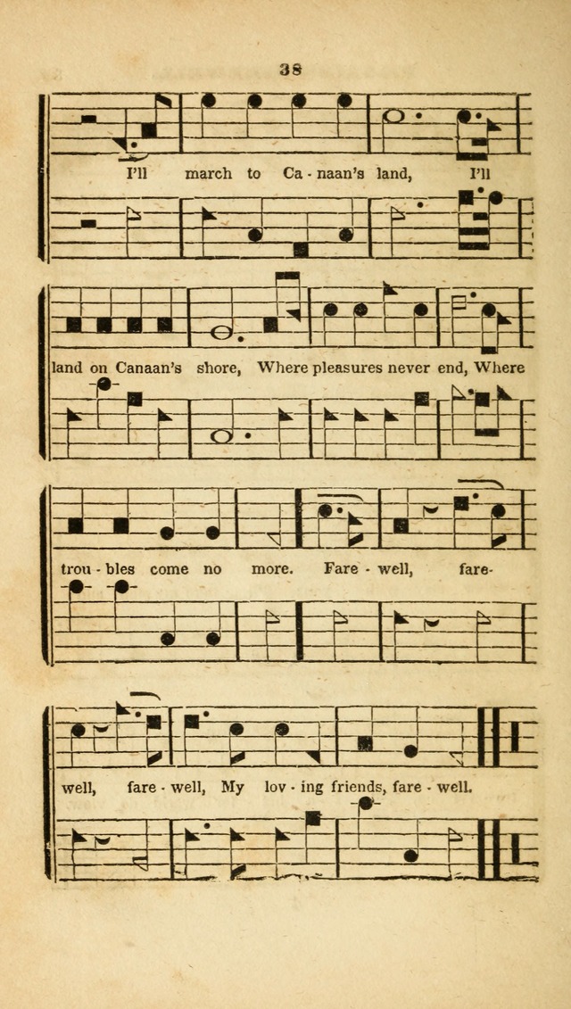 The Christian Lyre: adapted for use in families, prayer meetings, and revivals of religion page 38