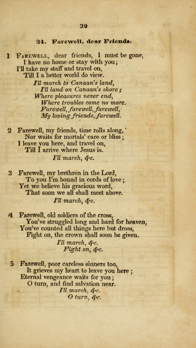 The Christian Lyre: adapted for use in families, prayer meetings, and revivals of religion page 39