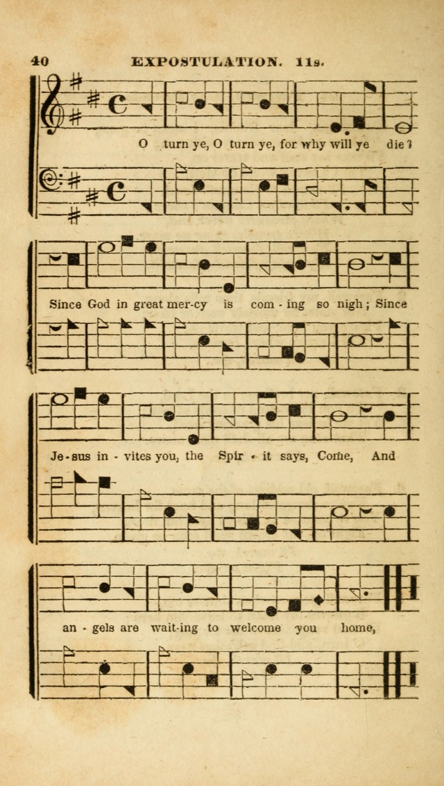 The Christian Lyre: adapted for use in families, prayer meetings, and revivals of religion page 40