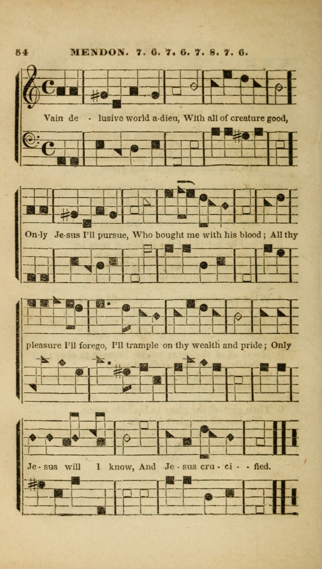 The Christian Lyre: adapted for use in families, prayer meetings, and revivals of religion page 54