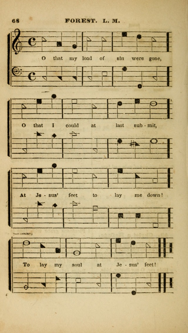 The Christian Lyre: adapted for use in families, prayer meetings, and revivals of religion page 68