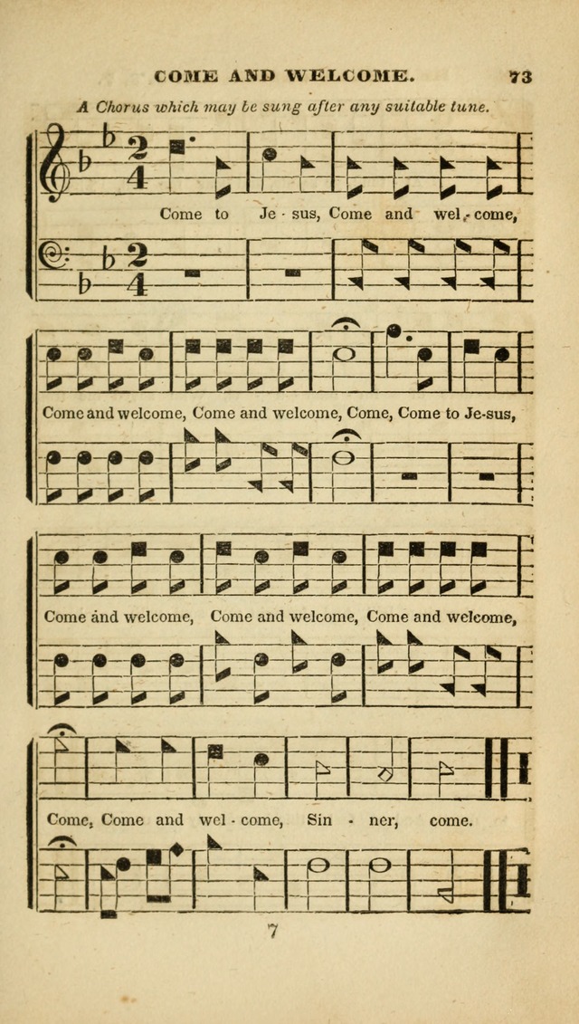 The Christian Lyre: adapted for use in families, prayer meetings, and revivals of religion page 73