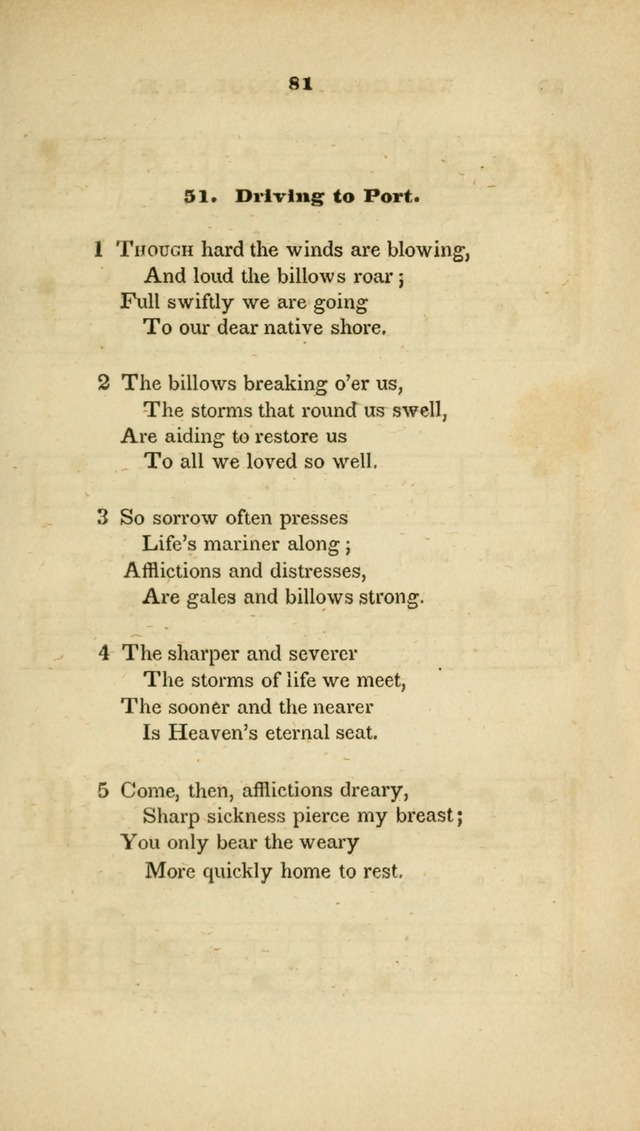 The Christian Lyre: adapted for use in families, prayer meetings, and revivals of religion page 81