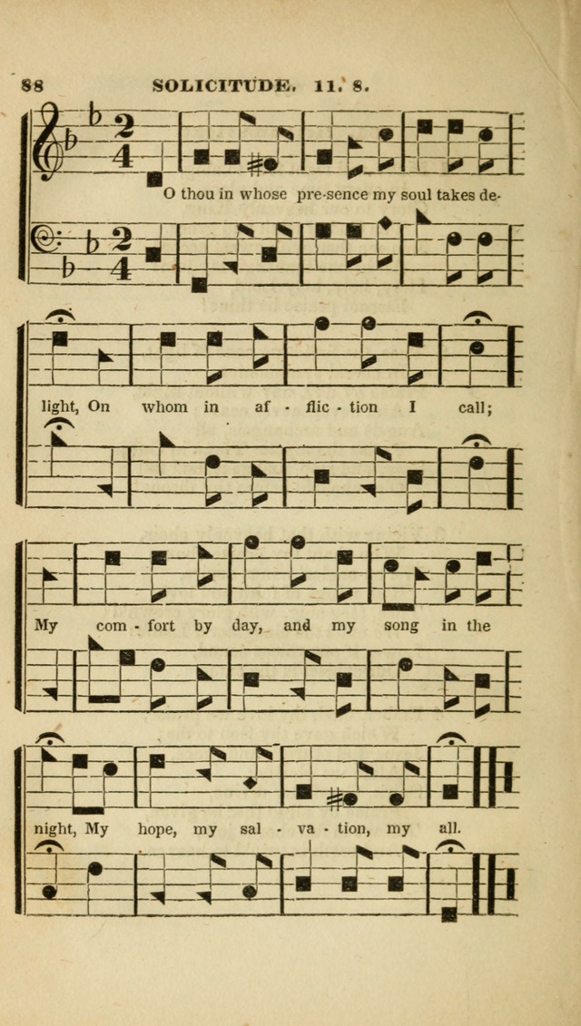 The Christian Lyre: adapted for use in families, prayer meetings, and revivals of religion page 88