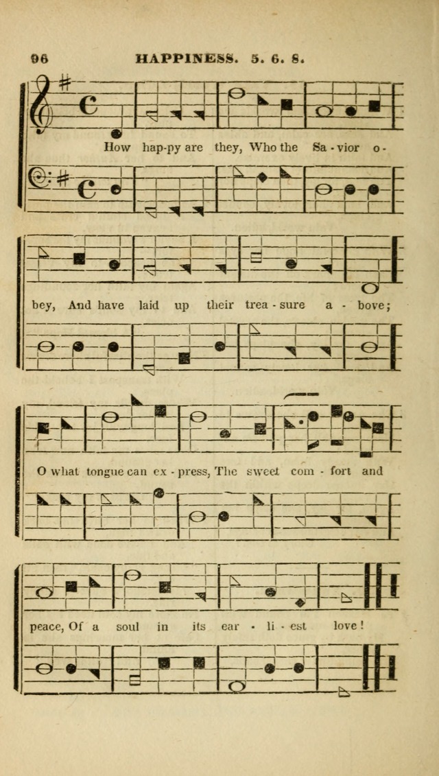 The Christian Lyre: adapted for use in families, prayer meetings, and revivals of religion page 96