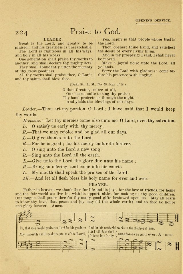 Christian Life Songs: for Sunday school, praise and prayer meeting, congregational singing, Christian Endeavor meetings, special meetings, choir & home page 178