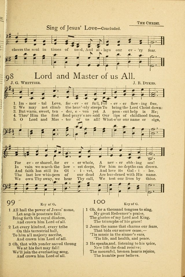 Christian Life Songs: for Sunday school, praise and prayer meeting, congregational singing, Christian Endeavor meetings, special meetings, choir & home page 73