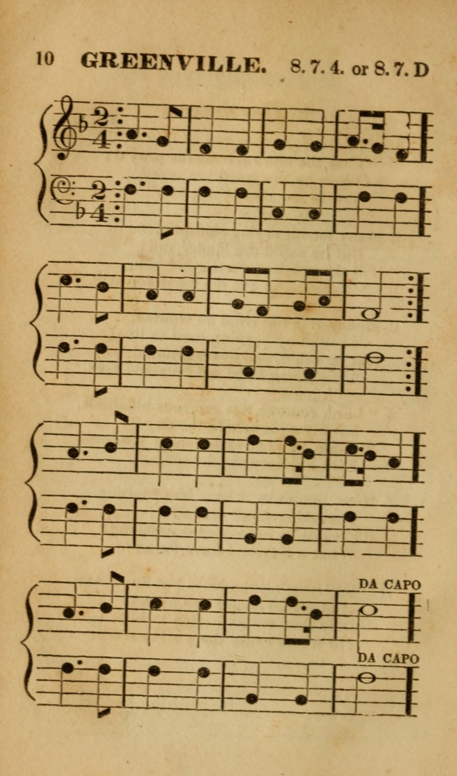 The Christian Lyre: Vol I (8th ed. rev.) page 10