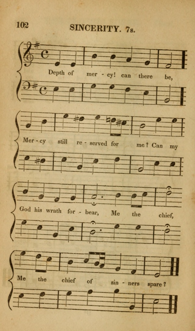 The Christian Lyre: Vol I (8th ed. rev.) page 102