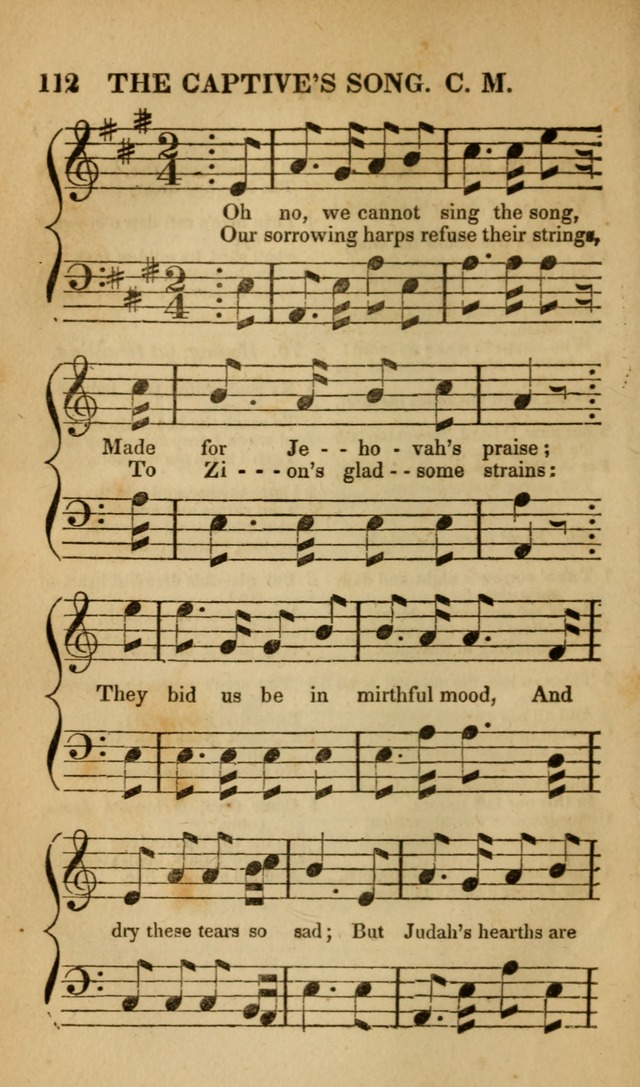 The Christian Lyre: Vol I (8th ed. rev.) page 112