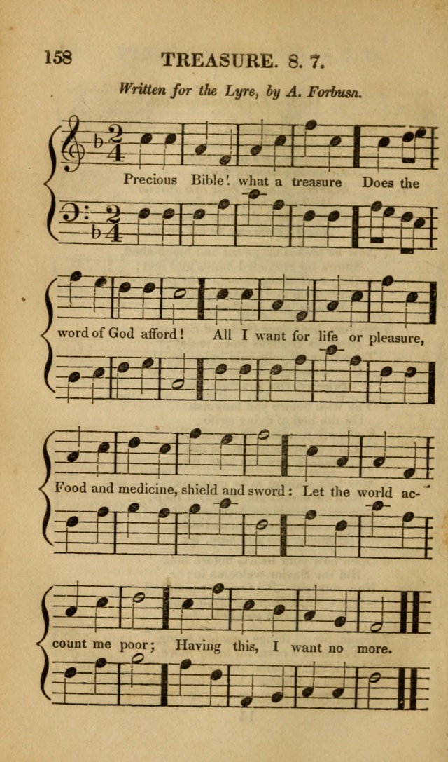 The Christian Lyre: Vol I (8th ed. rev.) page 158