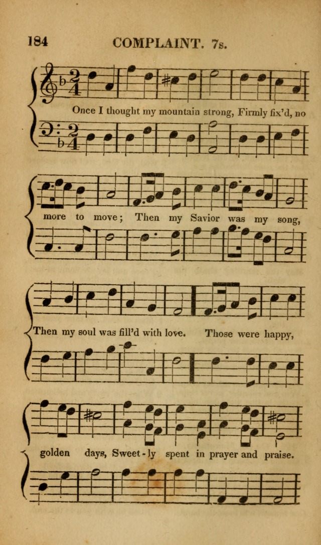 The Christian Lyre: Vol I (8th ed. rev.) page 184