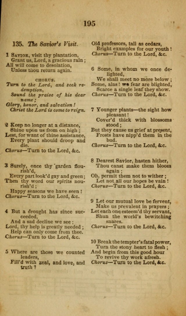 The Christian Lyre: Vol I (8th ed. rev.) page 195