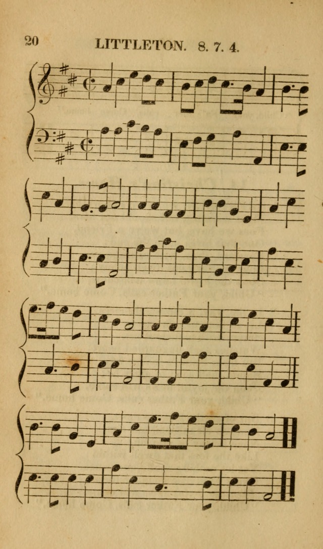 The Christian Lyre: Vol I (8th ed. rev.) page 20