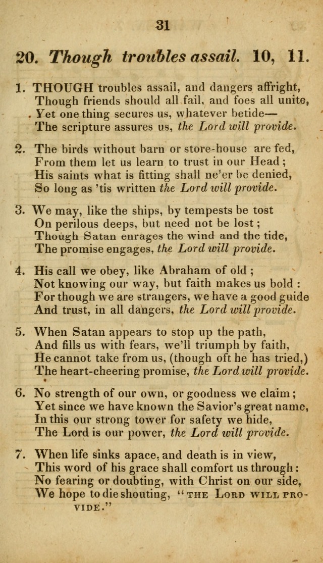 The Christian Lyre, Volume 1 page 31