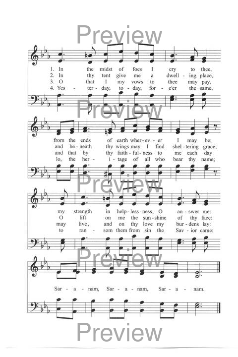 찬송과 예배 = Chansong gwa yebae = Come, Let Us Worship: the Korean-English Presbyterian hymnal and service book page 155