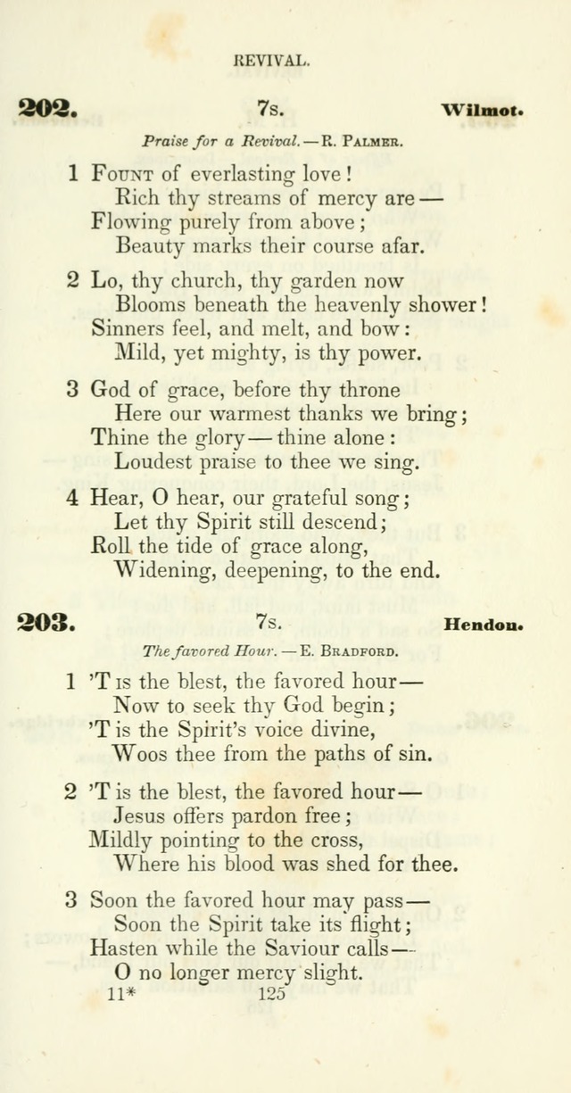 The Christian Melodist: a new collection of hymns for social religious worship page 125