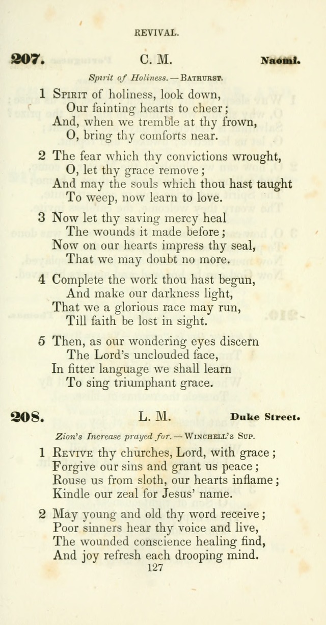 The Christian Melodist: a new collection of hymns for social religious worship page 127