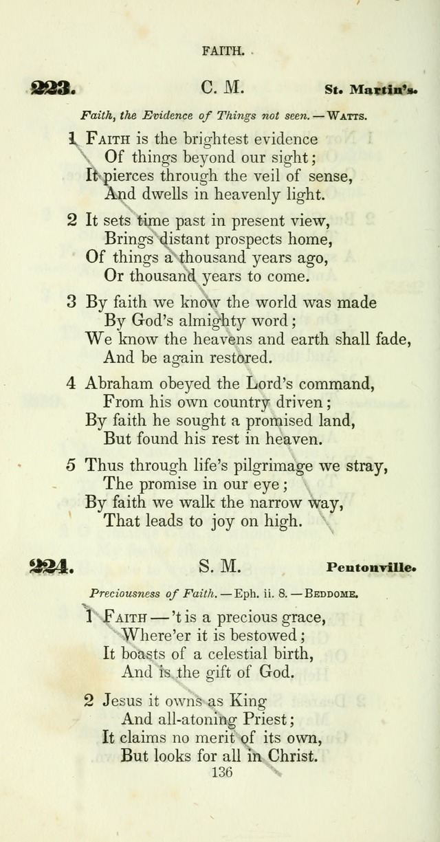 The Christian Melodist: a new collection of hymns for social religious worship page 136