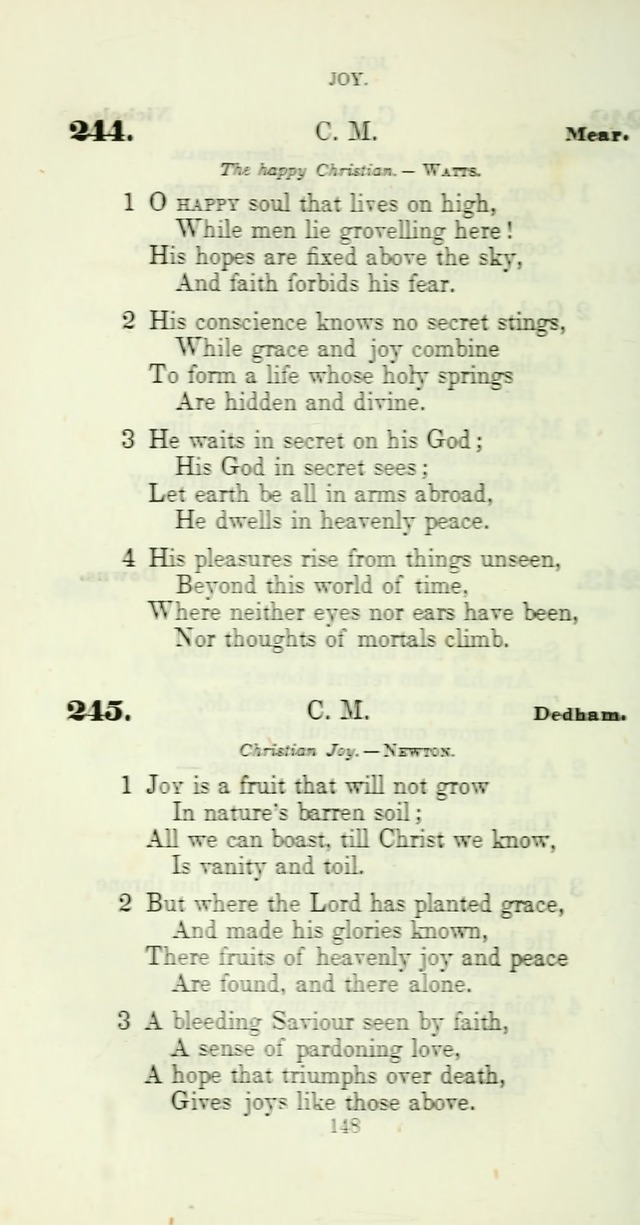 The Christian Melodist: a new collection of hymns for social religious worship page 150