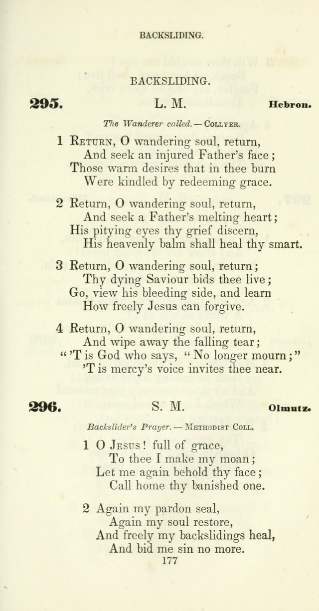 The Christian Melodist: a new collection of hymns for social religious worship page 179