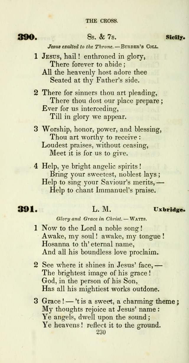 The Christian Melodist: a new collection of hymns for social religious worship page 232