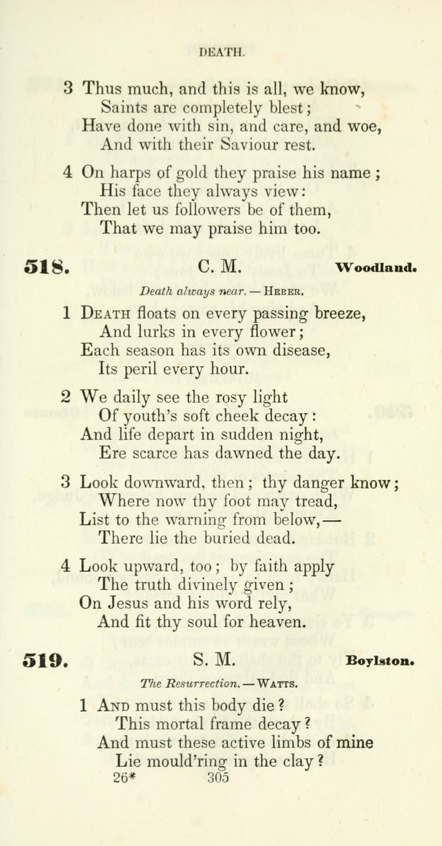 The Christian Melodist: a new collection of hymns for social religious worship page 309