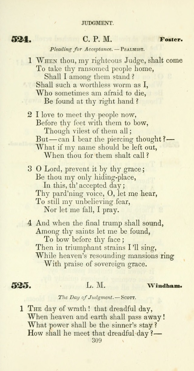 The Christian Melodist: a new collection of hymns for social religious worship page 313