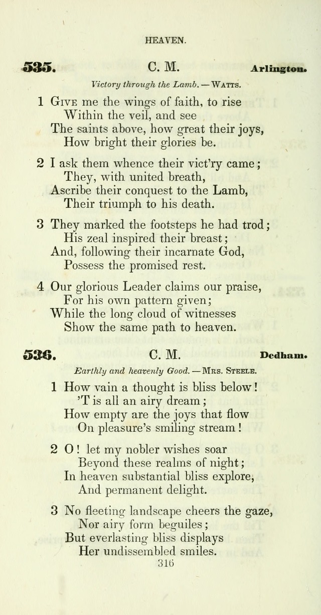 The Christian Melodist: a new collection of hymns for social religious worship page 320