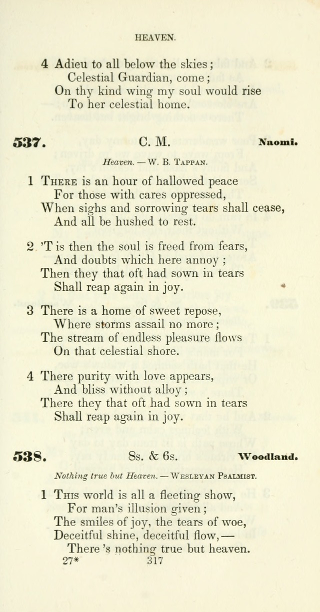 The Christian Melodist: a new collection of hymns for social religious worship page 321