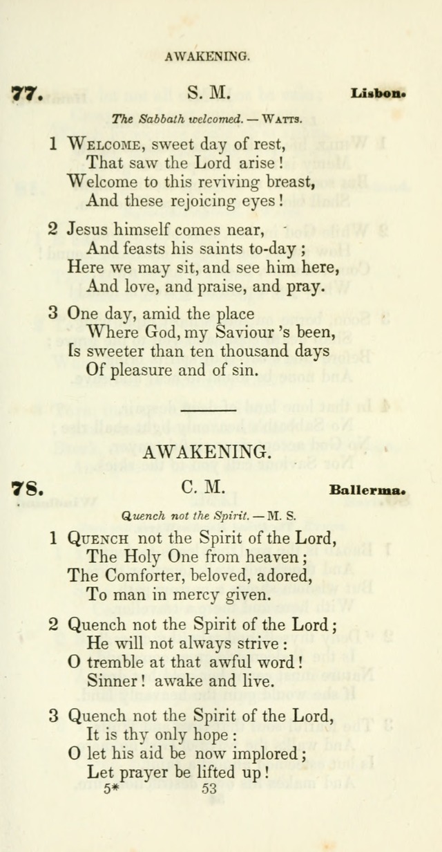 The Christian Melodist: a new collection of hymns for social religious worship page 53