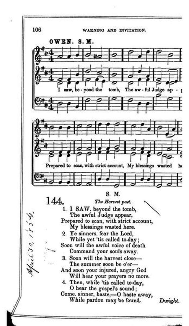 Christian Melodies: a selection of hymns and tunes designed for social and private worship in the lecture-room and the family page 105