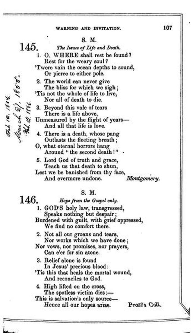 Christian Melodies: a selection of hymns and tunes designed for social and private worship in the lecture-room and the family page 106