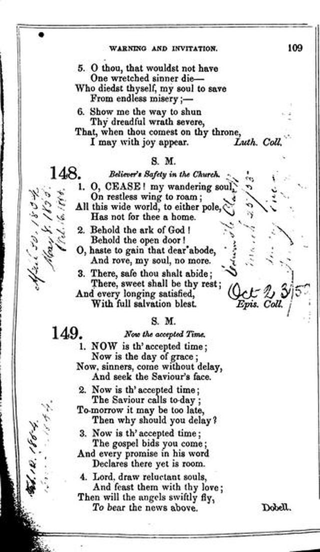 Christian Melodies: a selection of hymns and tunes designed for social and private worship in the lecture-room and the family page 108