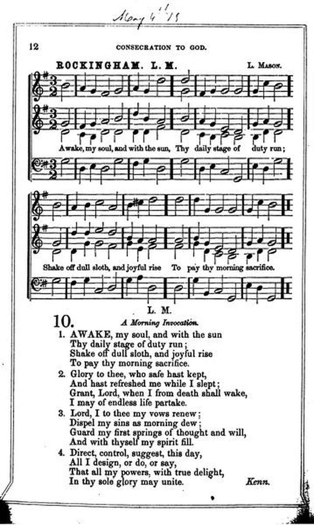 Christian Melodies: a selection of hymns and tunes designed for social and private worship in the lecture-room and the family page 11