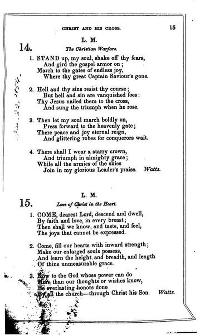 Christian Melodies: a selection of hymns and tunes designed for social and private worship in the lecture-room and the family page 14