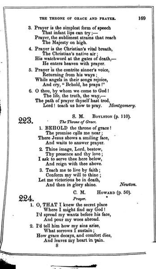 Christian Melodies: a selection of hymns and tunes designed for social and private worship in the lecture-room and the family page 168