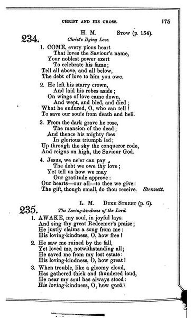 Christian Melodies: a selection of hymns and tunes designed for social and private worship in the lecture-room and the family page 174